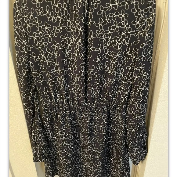 ALC black floral short dress silk sz 2 - Picture 3 of 6